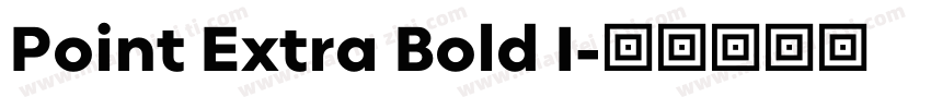 Point Extra Bold I字体转换